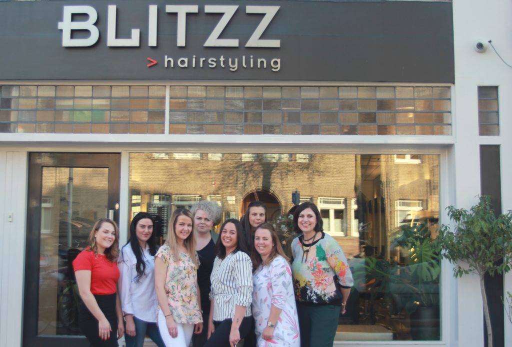 Het team van Hairstyling Blitzz in 2018