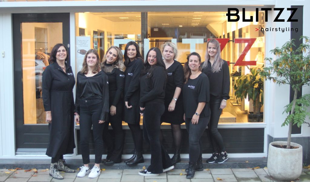Het team van Hairstyling Blitzz in 2020